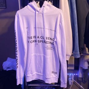 White hoodie